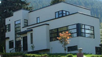 modern style house exterior