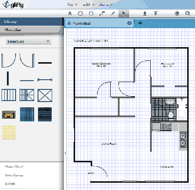 gliffy home design software