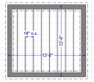 Floor Joist Framing 12 X 13